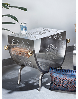 Ajrakh Side Table by Sahil & Sarthak